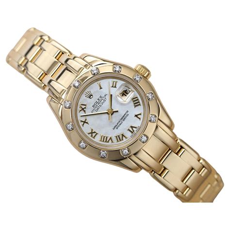 rolex 18kt gold mens pearlmaster watch band|rolex bracelets.